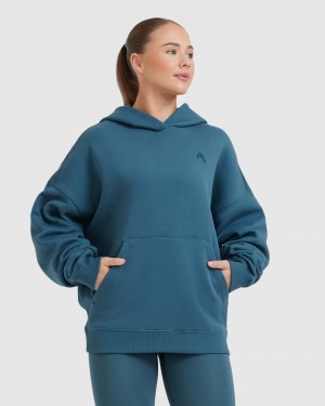 Mikina s Kapucí Oner Active All Day Oversized Blankyt | 3712XYHIC