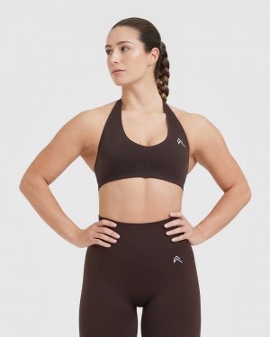 Sports Bras Oner Active Classic Seamless 2.0 Halter Neck Bralette Tmavě Šedé | 8249TVXIL