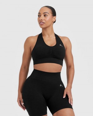 Sports Bras Oner Active Classic Seamless 2.0 V-Neck Bralette Černé | 9510LDYWT