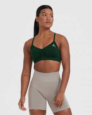 Sports Bras Oner Active Effortless Páskové Bralette Zelene | 0628YJTSD