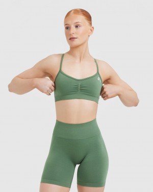 Sports Bras Oner Active Effortless Páskové Bralette Zelene | 4932TSKHO