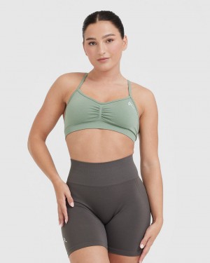 Sports Bras Oner Active Effortless Páskové Bralette Olivy Zelené | 2316ZQPHD