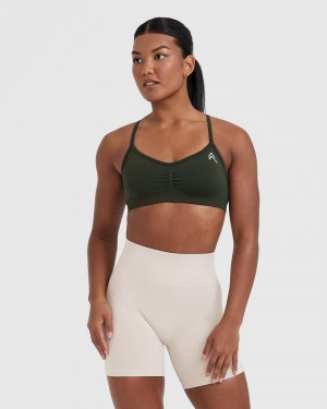 Sports Bras Oner Active Effortless Páskové Bralette Hnědožlutý | 8374HPUAG