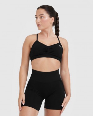 Sports Bras Oner Active Effortless Páskové Bralette Černé | 6845JGERS