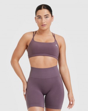 Sports Bras Oner Active Everyday Cross Over Bralette Fialové | 5263RCHEG