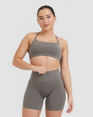 Sports Bras Oner Active Everyday Cross Over Bralette Šedé | 0946SMHPF