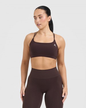 Sports Bras Oner Active Everyday Cross Over Bralette Fialové Hnědé | 7196ORGKS