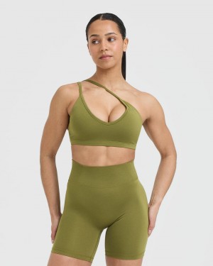 Sports Bras Oner Active Timeless Páskové Bralette Olivy Zelené Zelene | 0487HNGAV