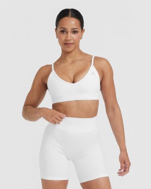 Sports Bras Oner Active Timeless Páskové Bralette Bílé | 7246VTFCX