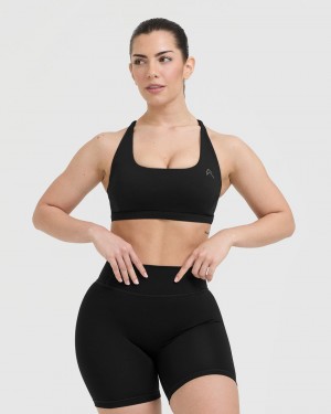 Sports Bras Oner Active Timeless Square Neck Černé | 5986UMFSH