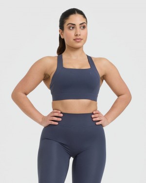 Sports Bras Oner Active Timeless Široké Páskové Blankyt | 7958SBJEM