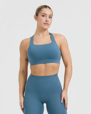 Sports Bras Oner Active Timeless Široké Páskové Blankyt | 9435DFZJE