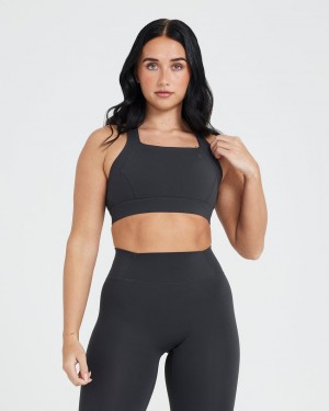 Sports Bras Oner Active Timeless Široké Páskové Černé | 6523TVEMW