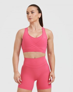 Sports Bras Oner Active Unified Layered Růžové | 1537GWELH