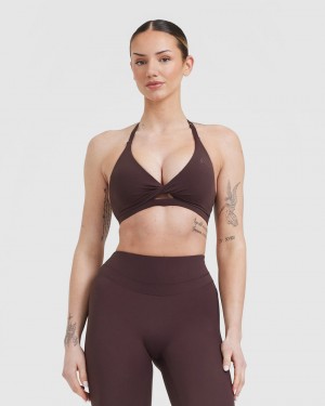 Sports Bras Oner Active Unified Twist Fialové Hnědé | 0945TFNYA