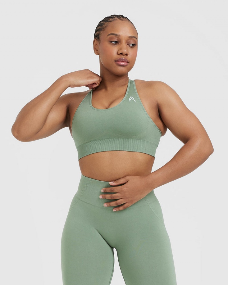 Sports Bras Oner Active Classic Seamless 2.0 Bralette Olivy Zelené | 7269VPDQZ