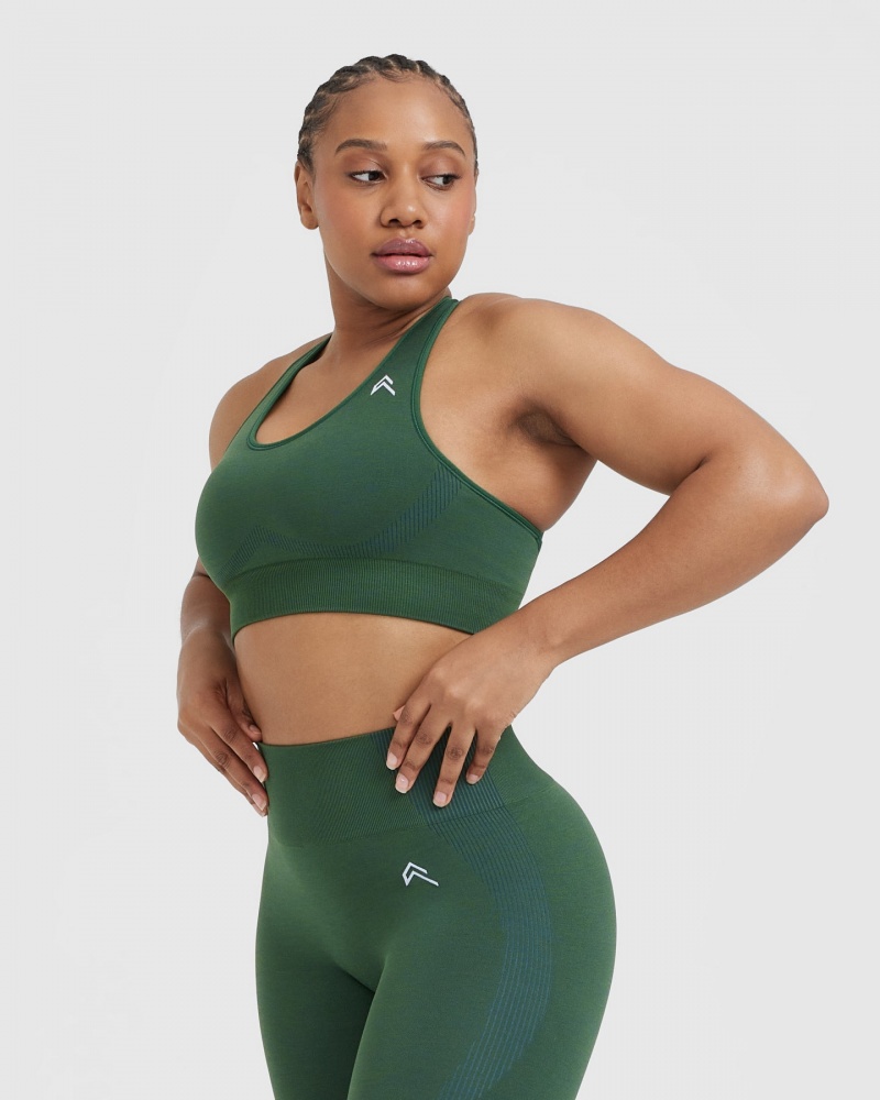 Sports Bras Oner Active Classic Seamless 2.0 Bralette Zelene | 4605FCOGT