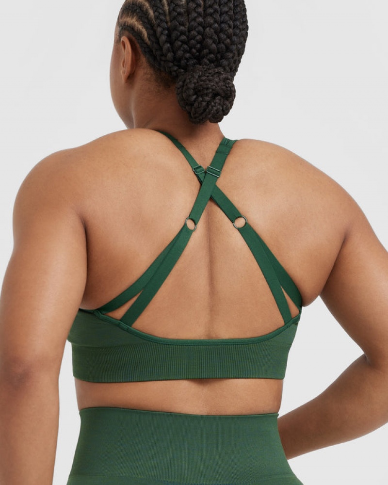 Sports Bras Oner Active Classic Seamless 2.0 Bralette Zelene | 4605FCOGT