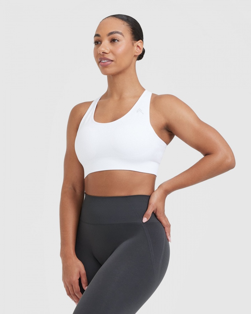 Sports Bras Oner Active Classic Seamless 2.0 Bralette Bílé | 1270EUPDB