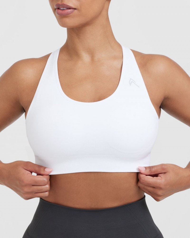 Sports Bras Oner Active Classic Seamless 2.0 Bralette Bílé | 1270EUPDB