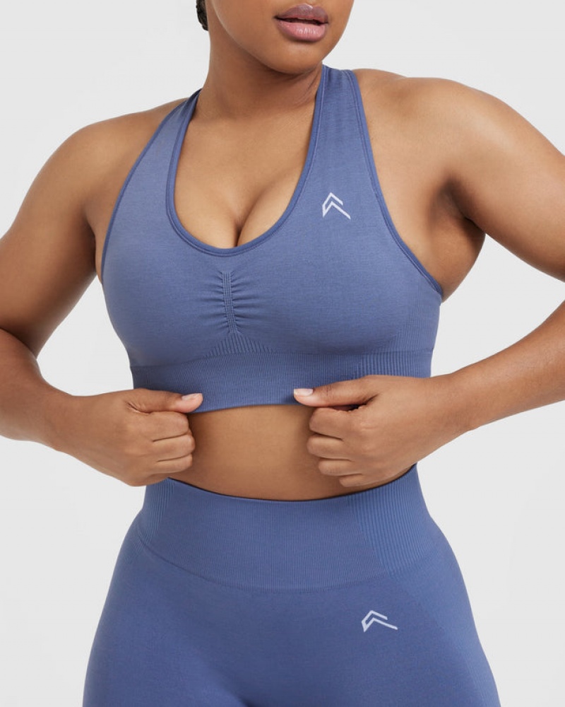 Sports Bras Oner Active Classic Seamless 2.0 V-Neck Bralette Blankyt | 4936LZQIM