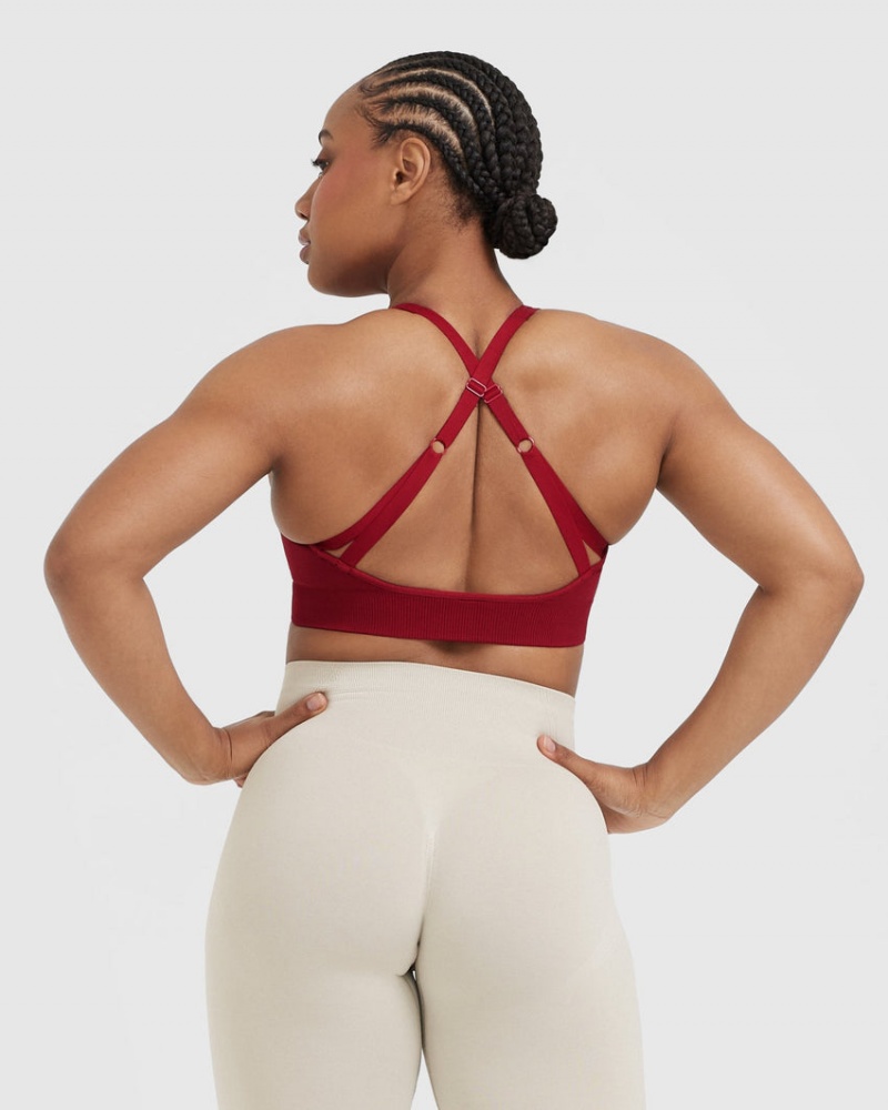 Sports Bras Oner Active Classic Seamless 2.0 Bralette Červené Vínové | 1967GBFZV