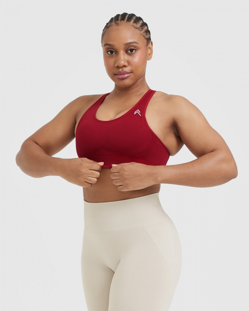 Sports Bras Oner Active Classic Seamless 2.0 Bralette Červené Vínové | 1967GBFZV