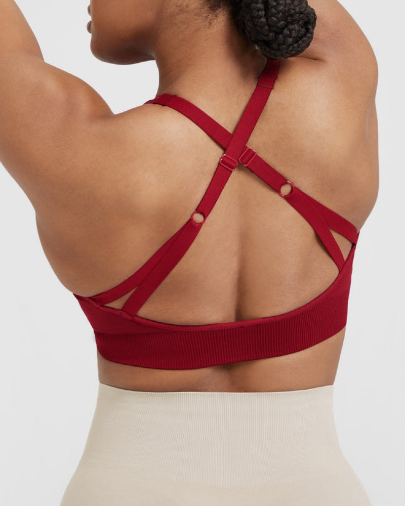 Sports Bras Oner Active Classic Seamless 2.0 Bralette Červené Vínové | 1967GBFZV