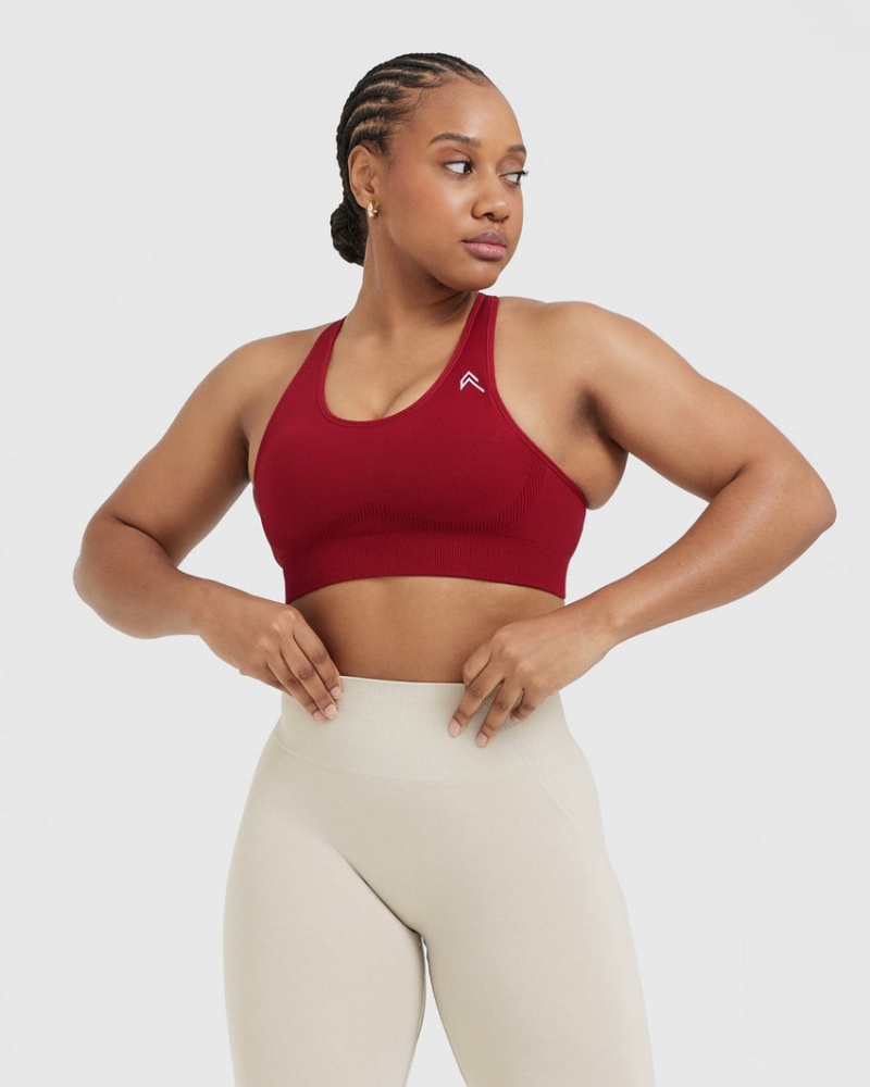 Sports Bras Oner Active Classic Seamless 2.0 Bralette Červené Vínové | 1967GBFZV