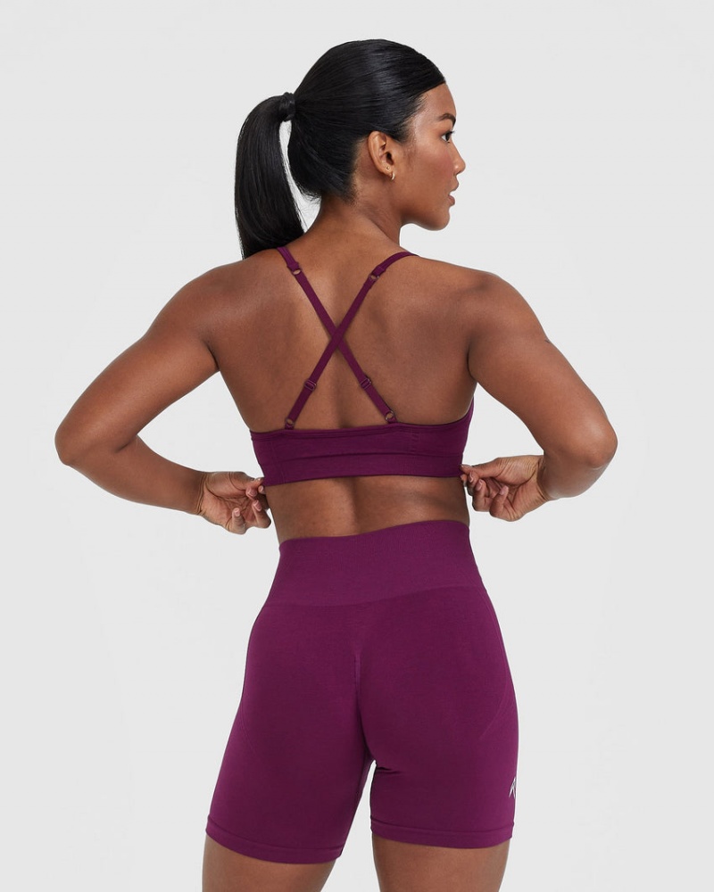 Sports Bras Oner Active Effortless Páskové Bralette Fialové | 5139PWBRC