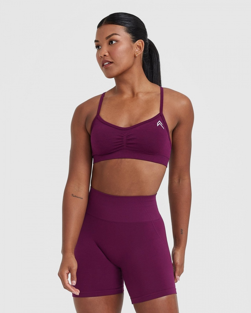 Sports Bras Oner Active Effortless Páskové Bralette Fialové | 5139PWBRC