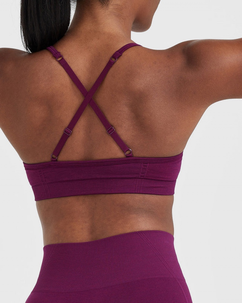 Sports Bras Oner Active Effortless Páskové Bralette Fialové | 5139PWBRC