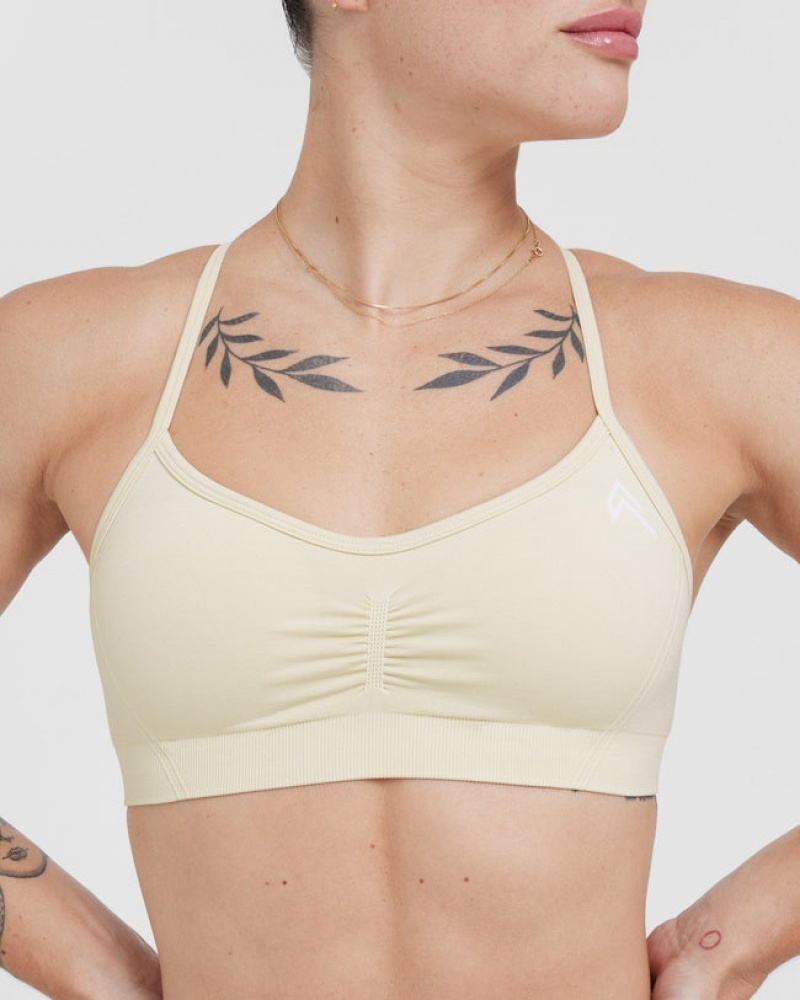 Sports Bras Oner Active Effortless Páskové Bralette Světle Žluté | 1748LYWCX