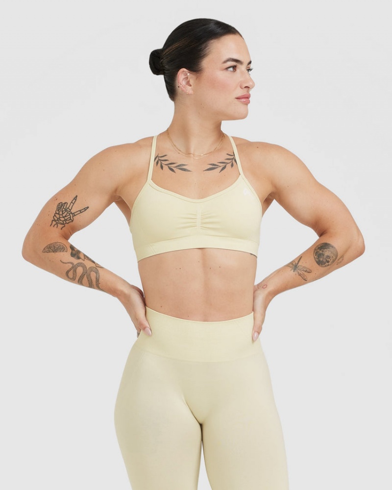 Sports Bras Oner Active Effortless Páskové Bralette Světle Žluté | 1748LYWCX