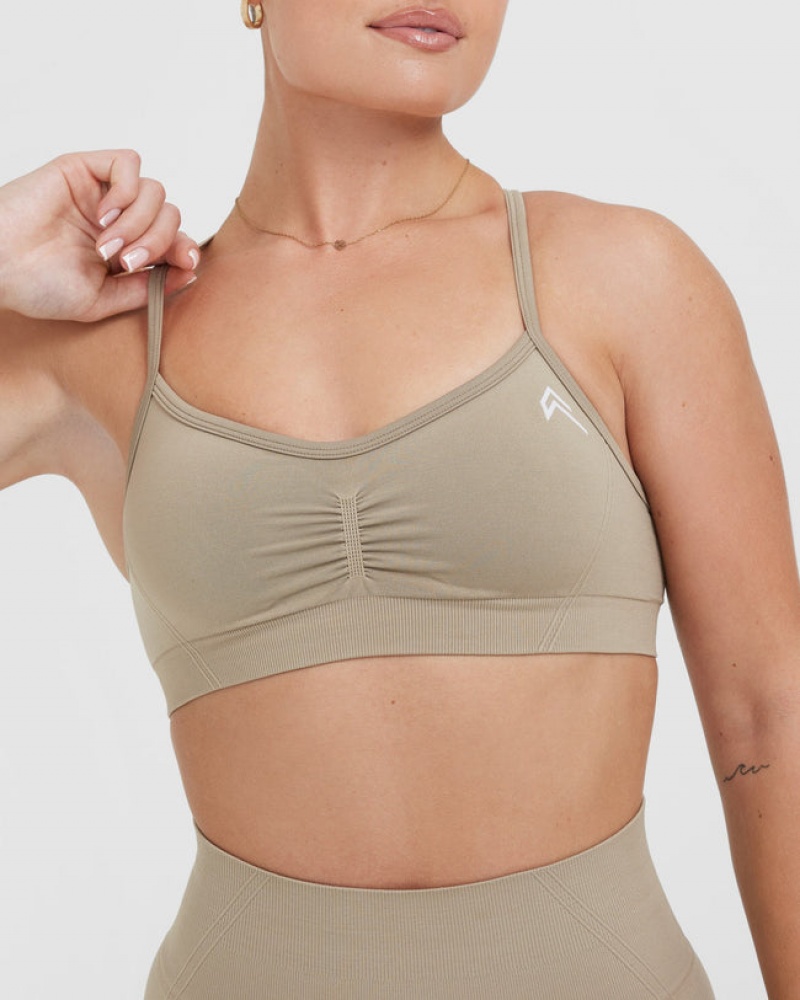 Sports Bras Oner Active Effortless Páskové Bralette Šedé | 4063WGNPO