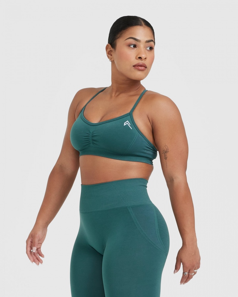 Sports Bras Oner Active Effortless Páskové Bralette Blankyt Tyrkysové | 1296ZRKJS