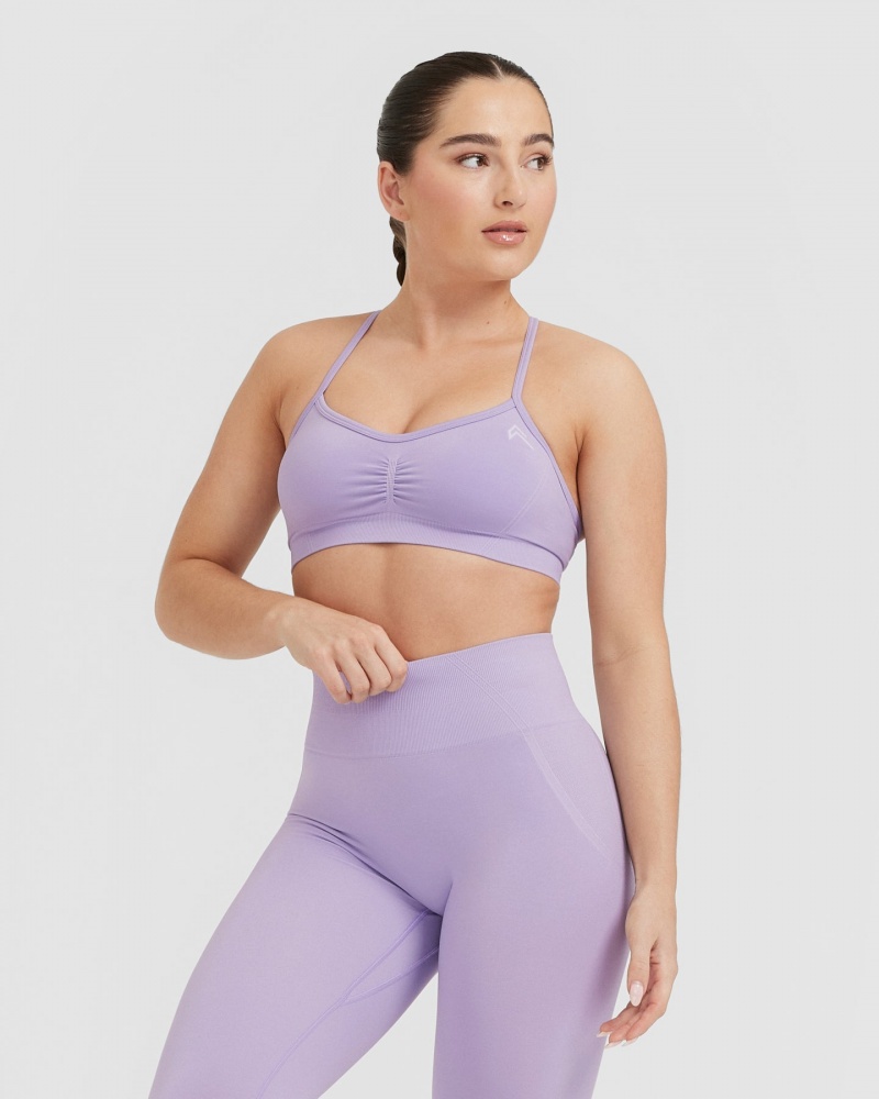 Sports Bras Oner Active Effortless Páskové Bralette Fialové | 7908IGFTX