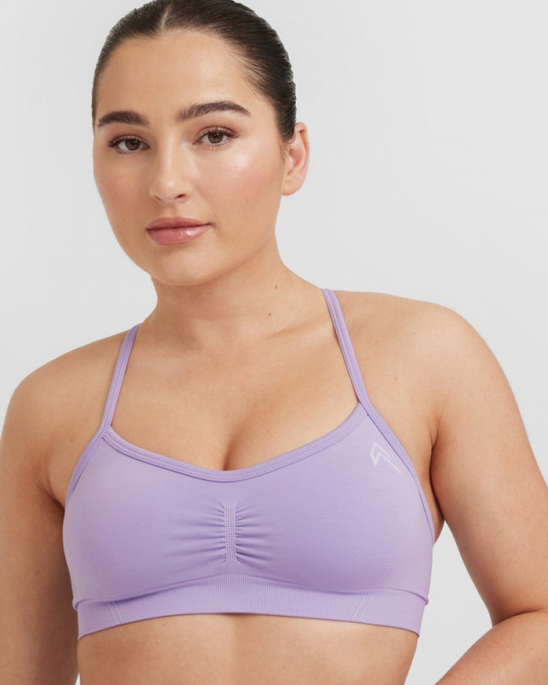 Sports Bras Oner Active Effortless Páskové Bralette Fialové | 7908IGFTX