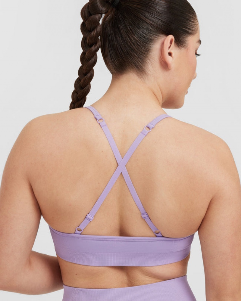 Sports Bras Oner Active Effortless Páskové Bralette Fialové | 7908IGFTX