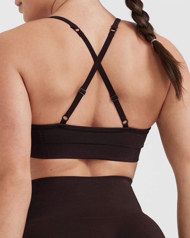 Sports Bras Oner Active Effortless Páskové Bralette Tmavě Šedé | 4712QOPUS