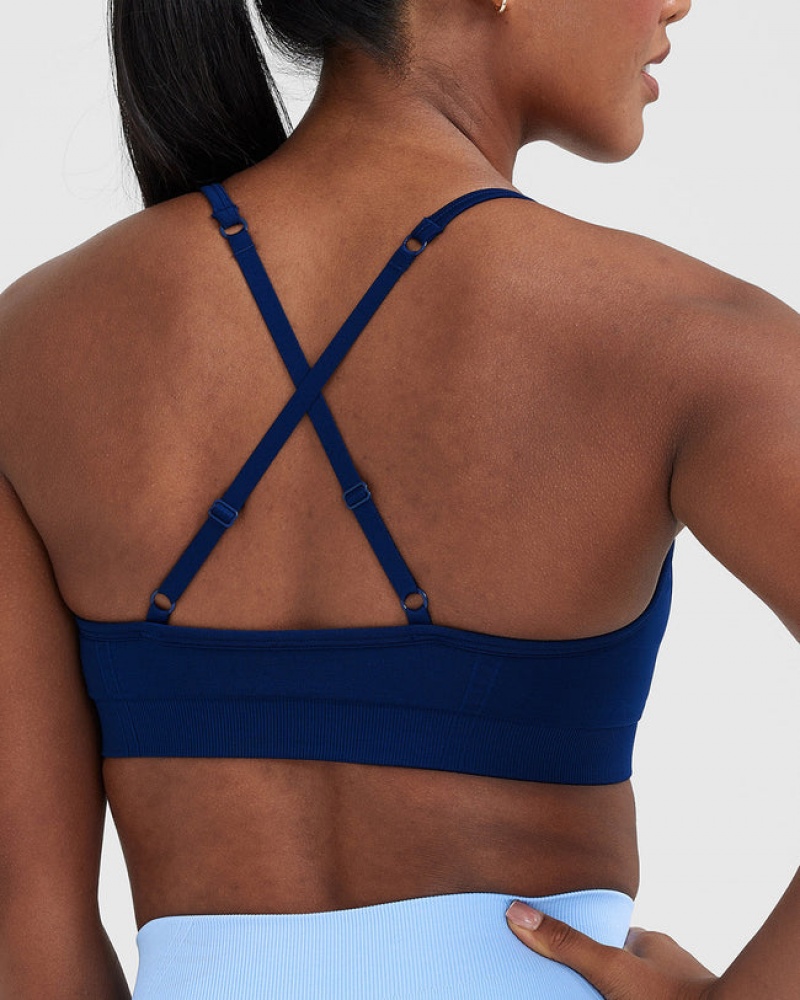 Sports Bras Oner Active Effortless Páskové Bralette Blankyt | 5871ZJPOM