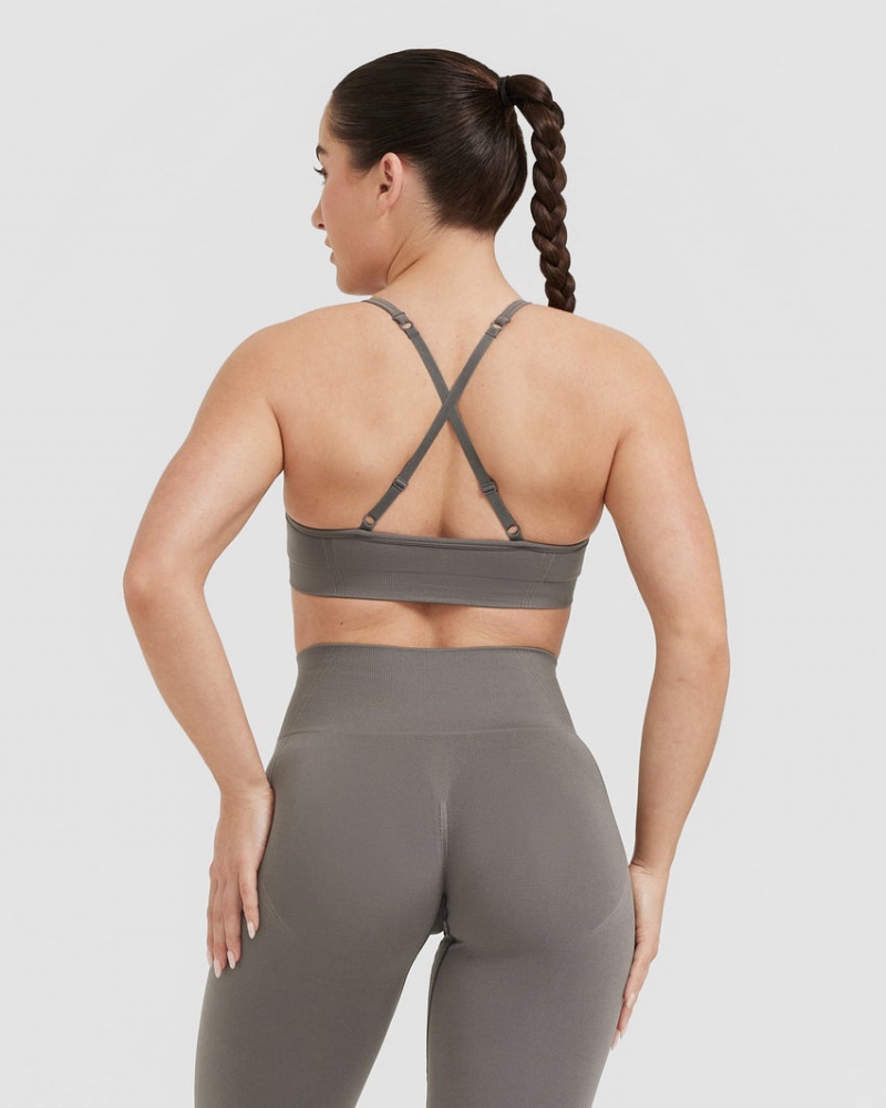 Sports Bras Oner Active Effortless Páskové Bralette Šedé | 2754VEOSL