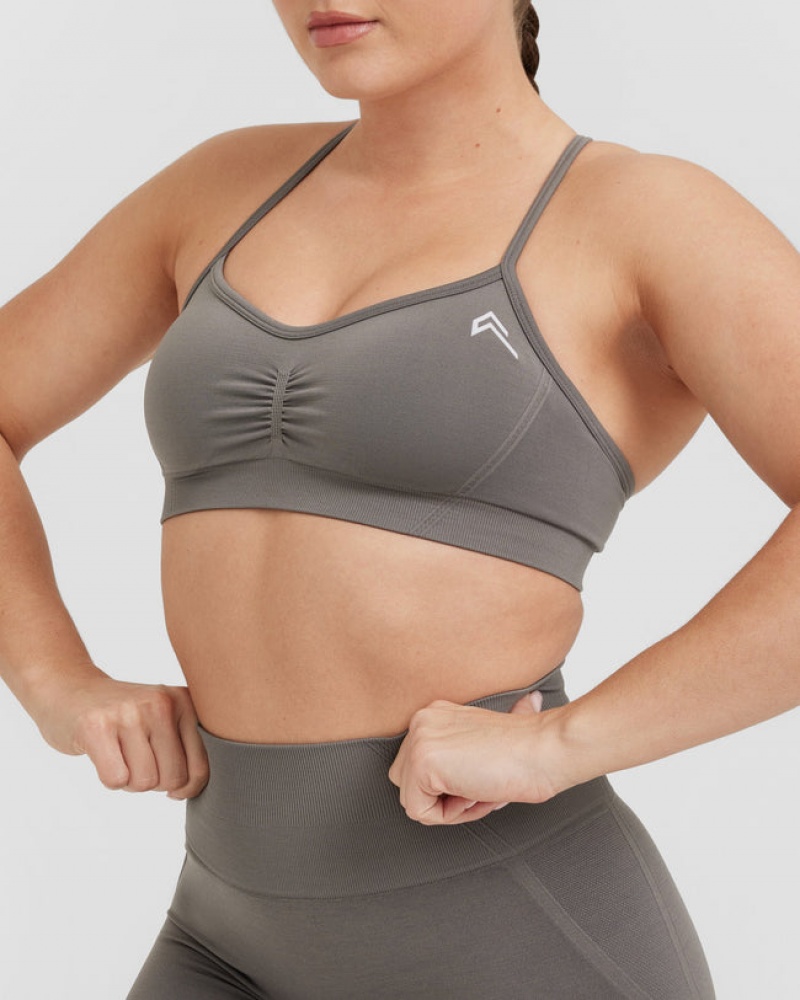 Sports Bras Oner Active Effortless Páskové Bralette Šedé | 2754VEOSL