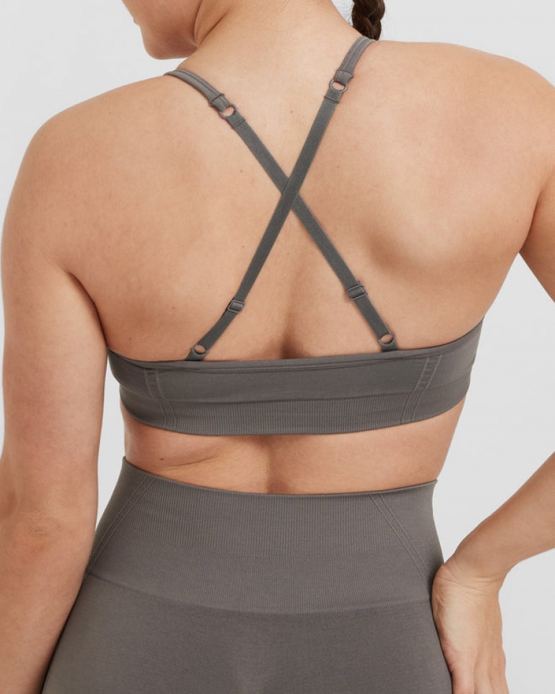 Sports Bras Oner Active Effortless Páskové Bralette Šedé | 2754VEOSL