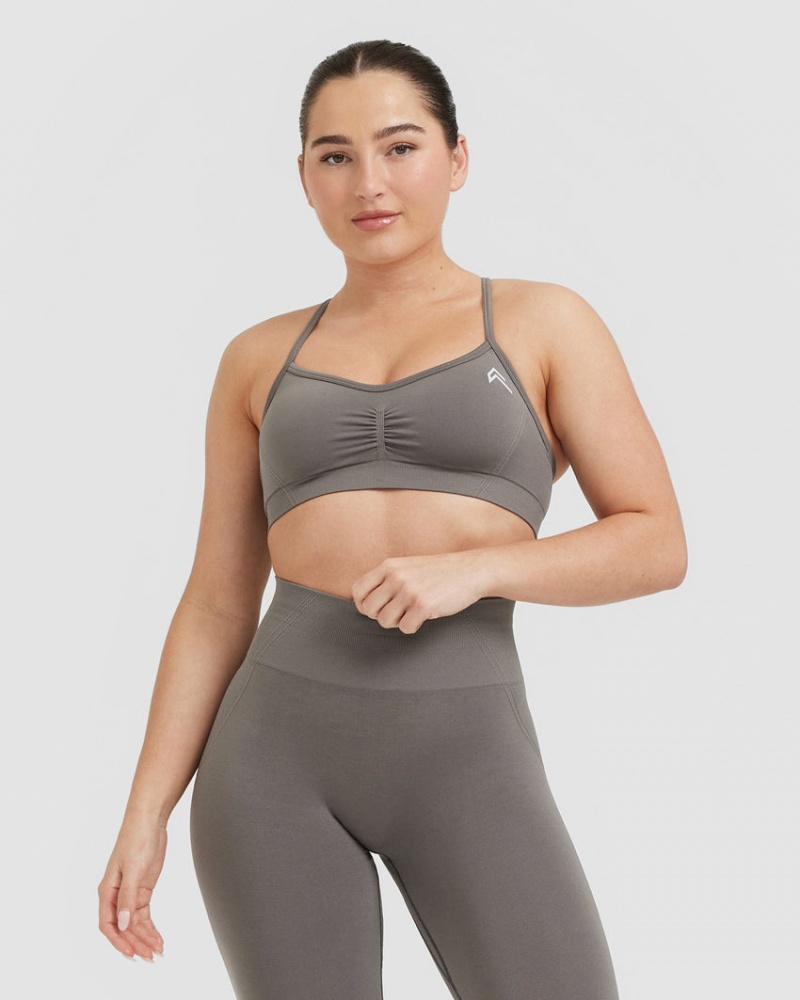 Sports Bras Oner Active Effortless Páskové Bralette Šedé | 2754VEOSL