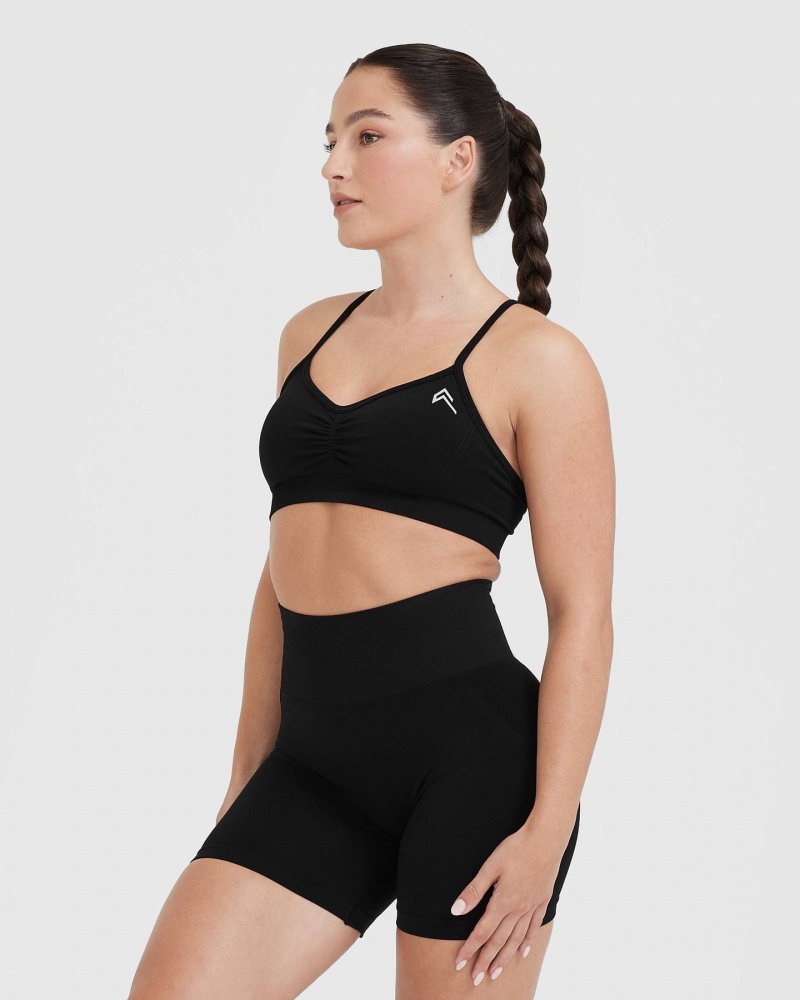 Sports Bras Oner Active Effortless Páskové Bralette Černé | 6845JGERS