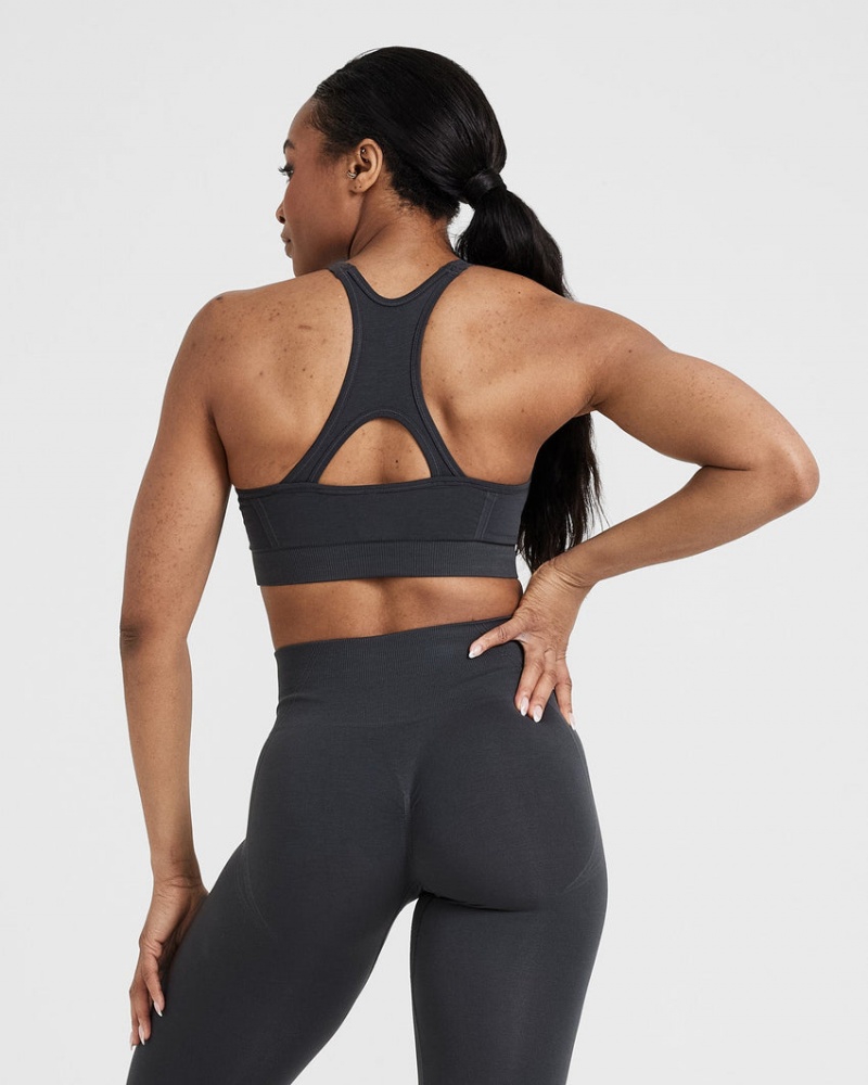 Sports Bras Oner Active Effortless Seamless High Neck Bralette Černé | 4872RZCPB