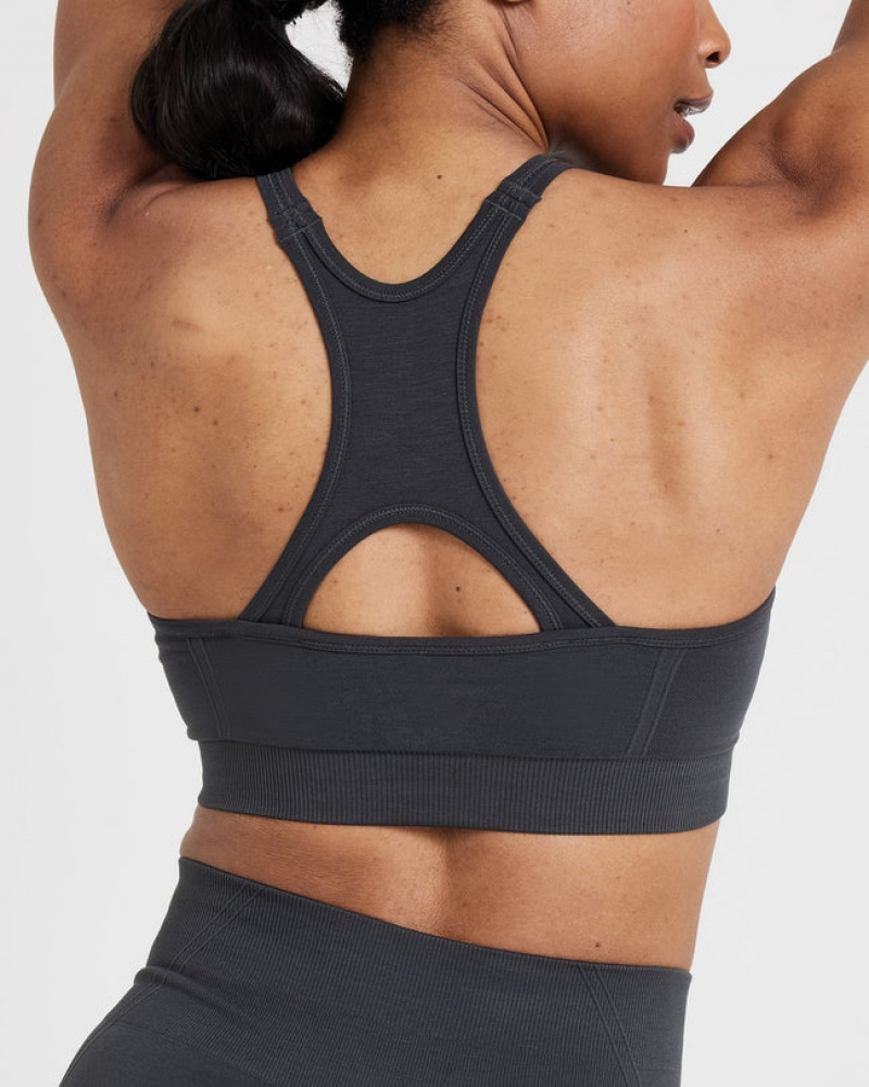 Sports Bras Oner Active Effortless Seamless High Neck Bralette Černé | 4872RZCPB