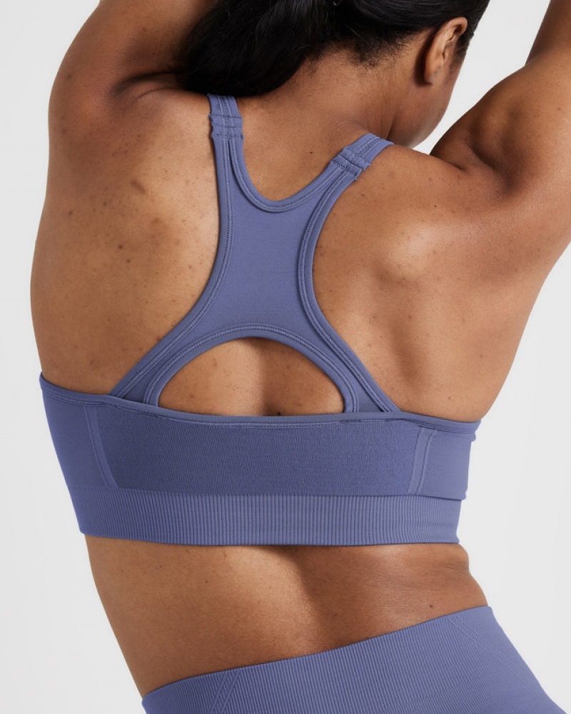 Sports Bras Oner Active Effortless Seamless High Neck Bralette Blankyt | 6792PXEBD