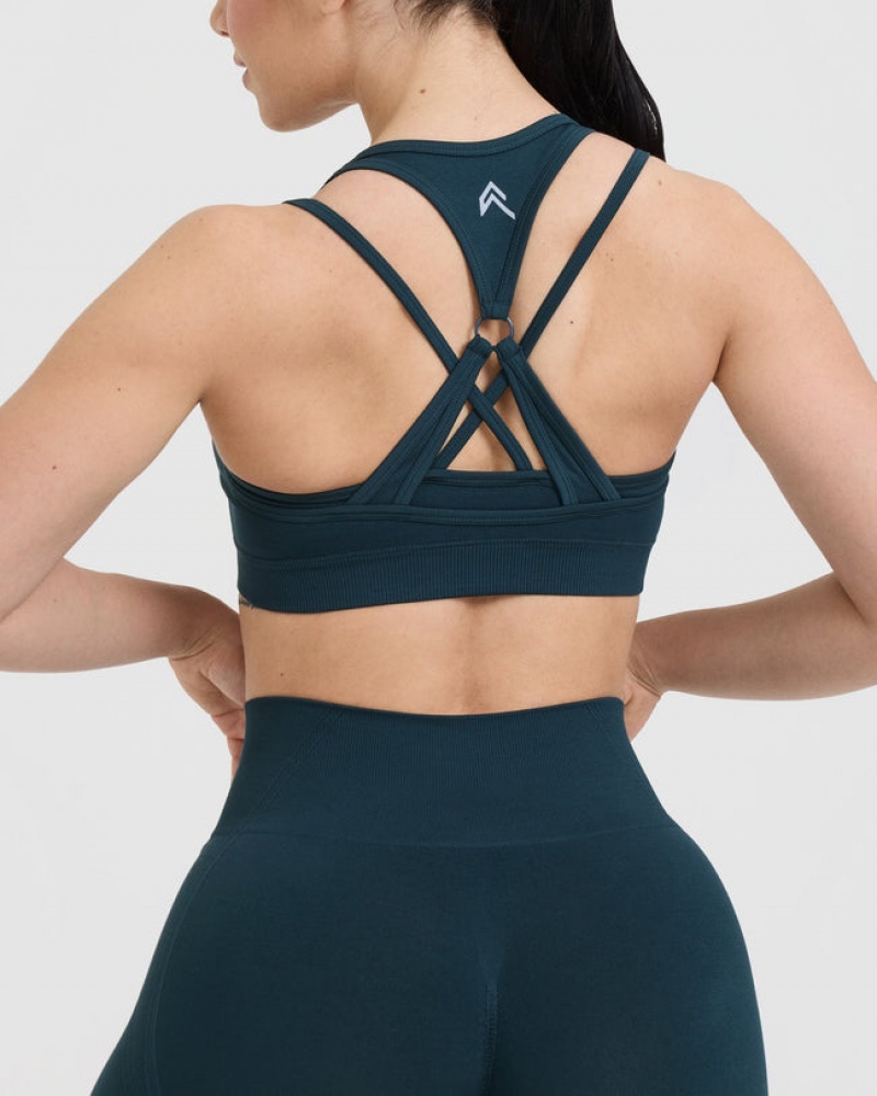 Sports Bras Oner Active Effortless Seamless Layered Blankyt | 0817YENZM